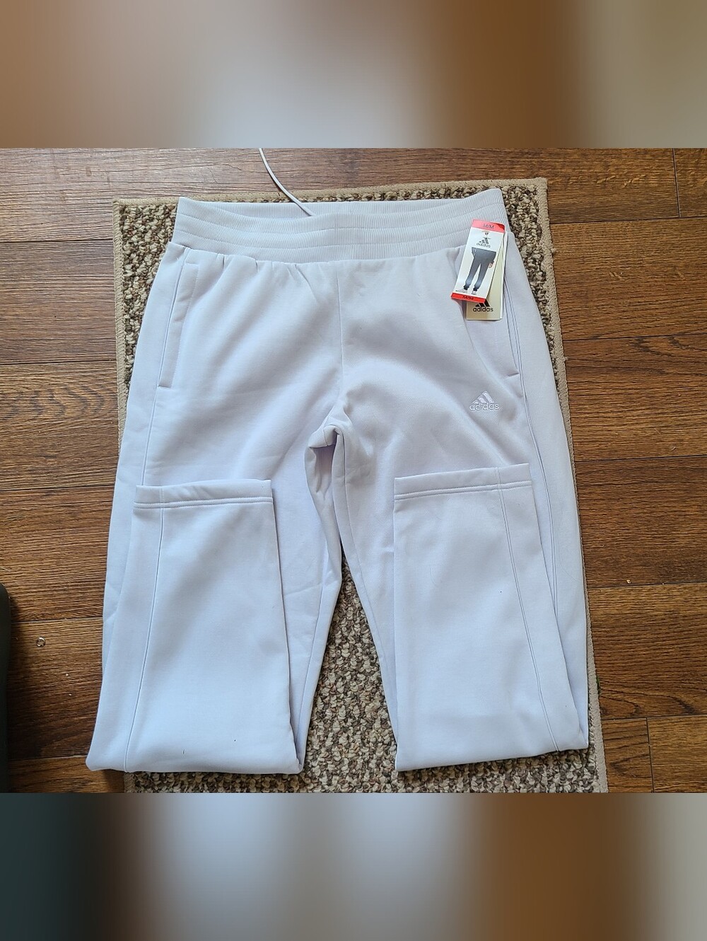 Adidas Sweatpants Light Blue Womens Medium